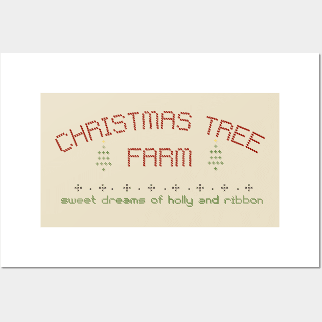 In my heart is a Christmas Tree Farm! Wall Art by The Sparkle Report